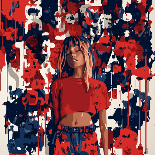 Echoes of the Psyche: Abstract Rebellion – Limited Edition Collector’s Print
