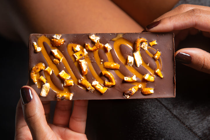 Caramel Pretzel with Smoked Sea Salt