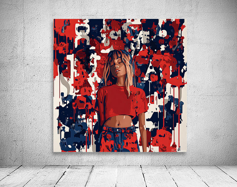 Echoes of the Psyche: Abstract Rebellion – Limited Edition Collector’s Print